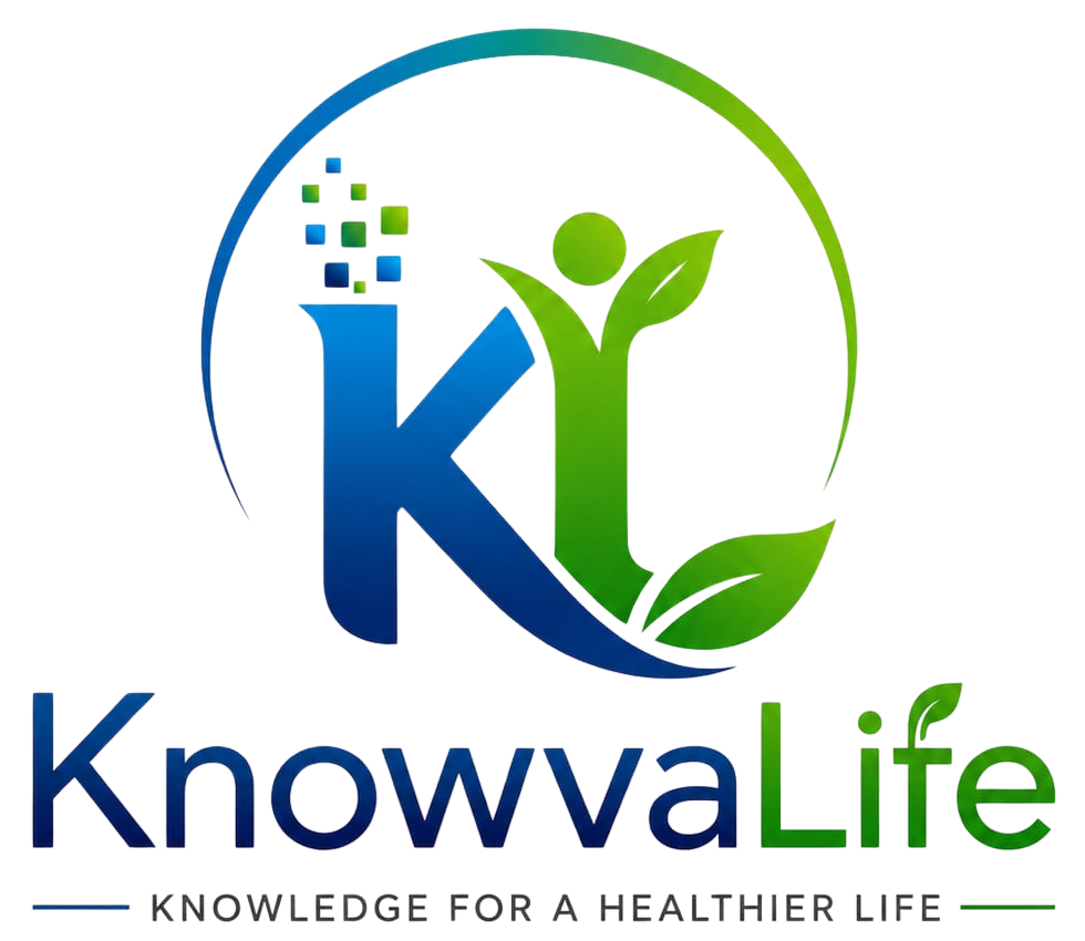 KnowvaLife official logo – Knowledge for a Healthier Life