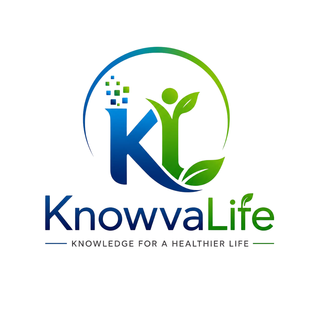 KnowvaLife official logo – Knowledge for a Healthier Life