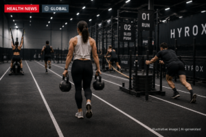 HYROX fitness race combining running and strength exercises