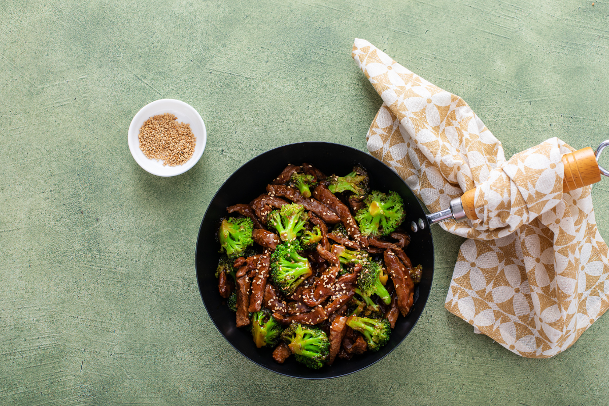 Healthy Beef and Broccoli Stir-Fry with tender beef and crisp broccoli