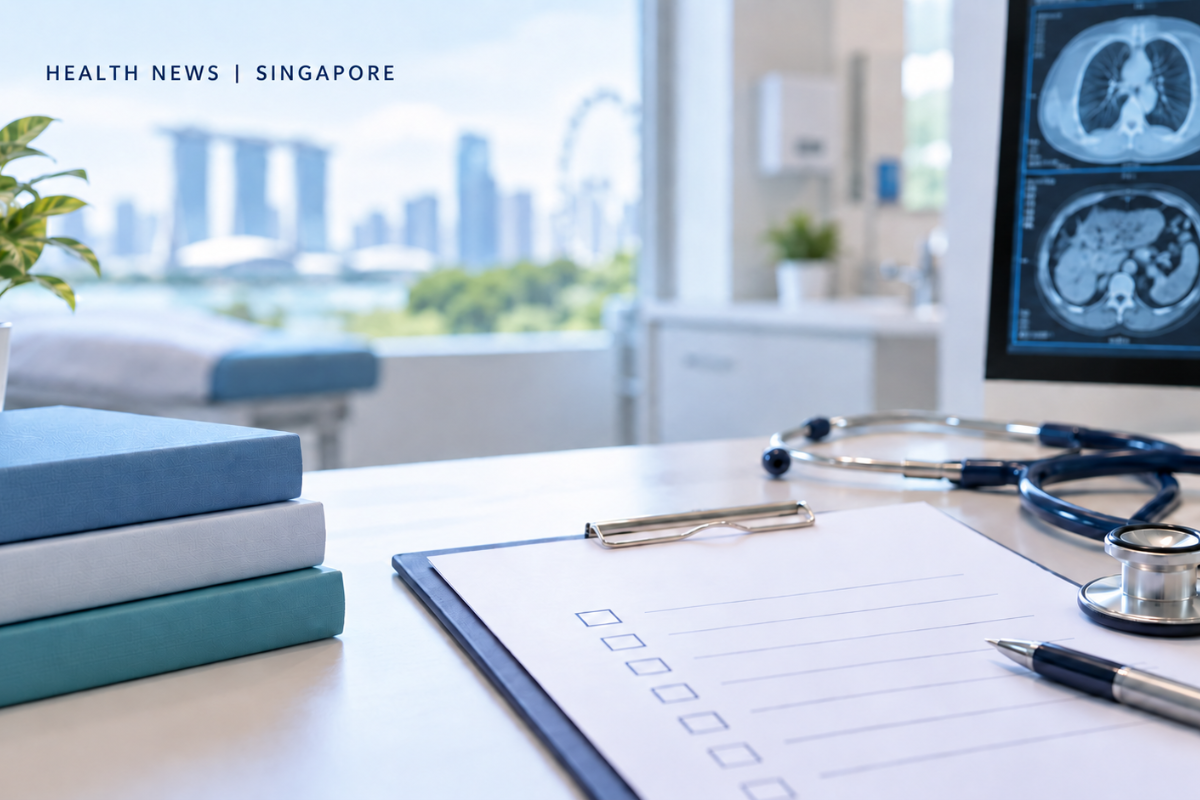 Medical consultation setting representing early cancer detection and screening in Singapore